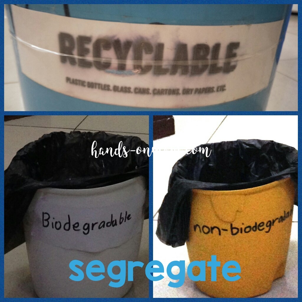 segregate wastes