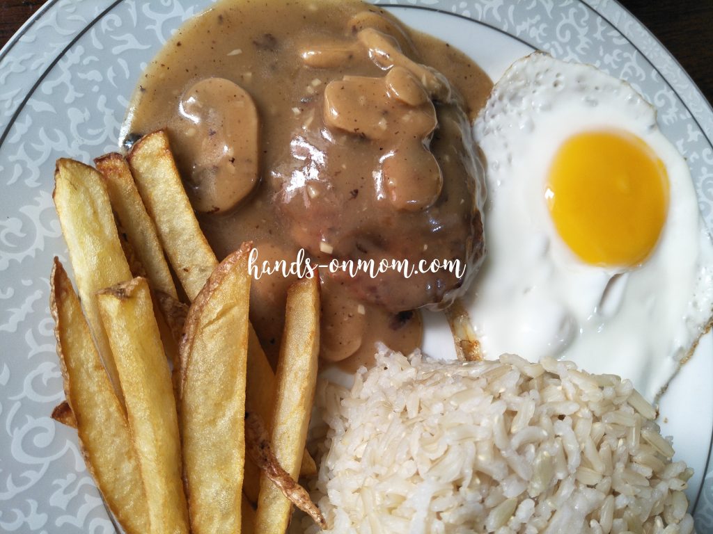 ultimate burger steak for breakfast