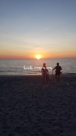 kids enjoying the beach